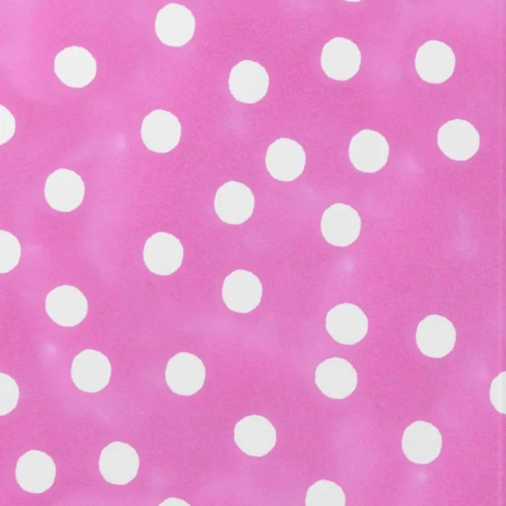 Pink white polka dot fabric for girls quilts children's quilts summer quilts and patchwork sewing projects Loralie Harris Designs