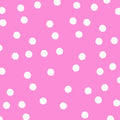 Pink white polka dot fabric for girls quilts children's quilts summer quilts and patchwork sewing projects Loralie Harris Designs