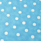 Turquoise white polka dot fabric for girls quilts children's quilts summer quilts and patchwork sewing projects Loralie Harris Designs