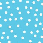 Turquoise white polka dot fabric for girls quilts children's quilts summer quilts and patchwork sewing projects Loralie Harris Designs