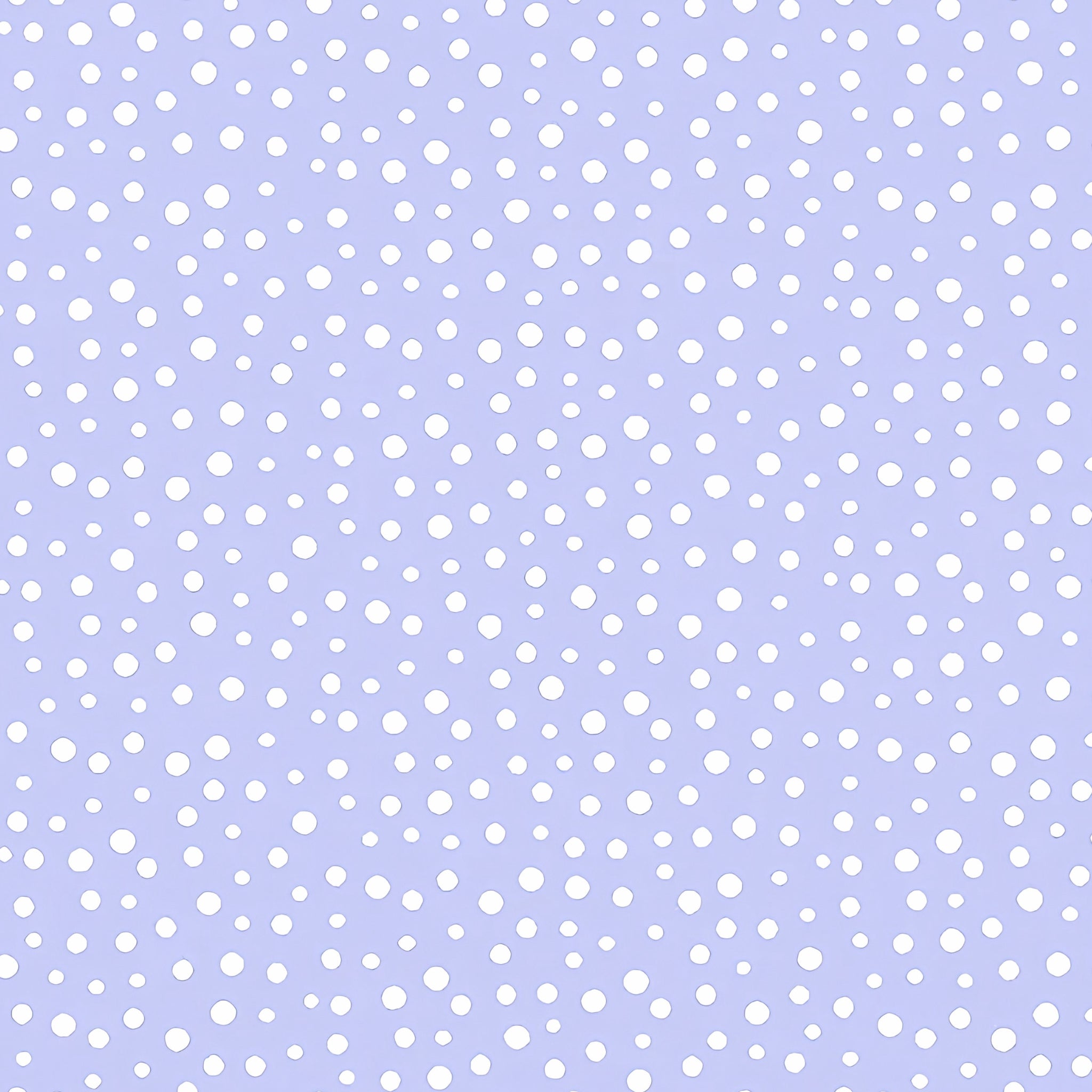Irregular white dots lilac purple blender fabric for children's quilts patchwork sewing projects