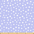 Irregular white dots lilac purple blender fabric for children's quilts patchwork sewing projects