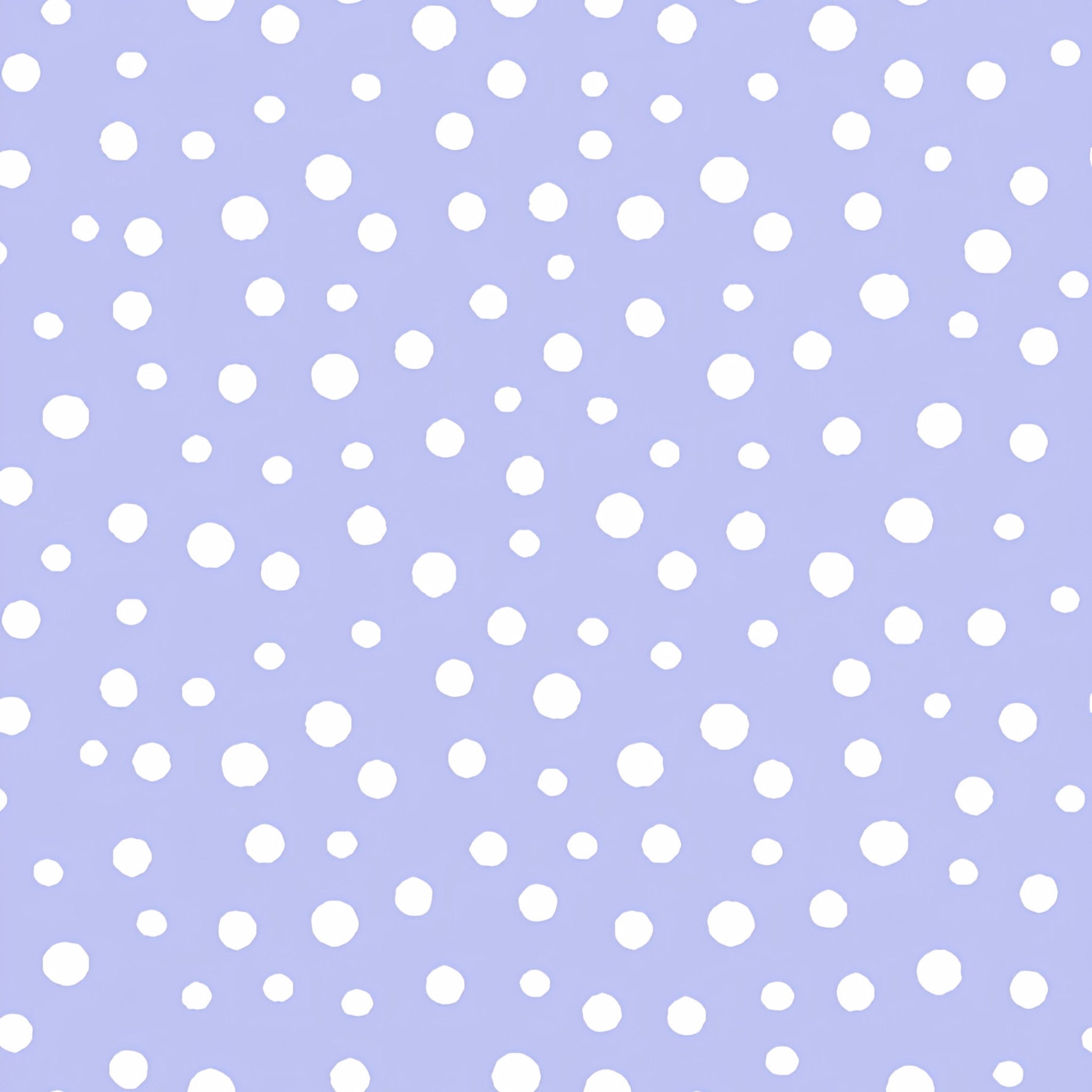 Irregular white dots lilac purple blender fabric for children's quilts patchwork sewing projects