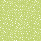 Irregular white dots medium green blender fabric for kids quilts patchwork sewing projects Susybee