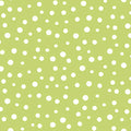 Irregular white dots medium green blender fabric for kids quilts patchwork sewing projects Susybee