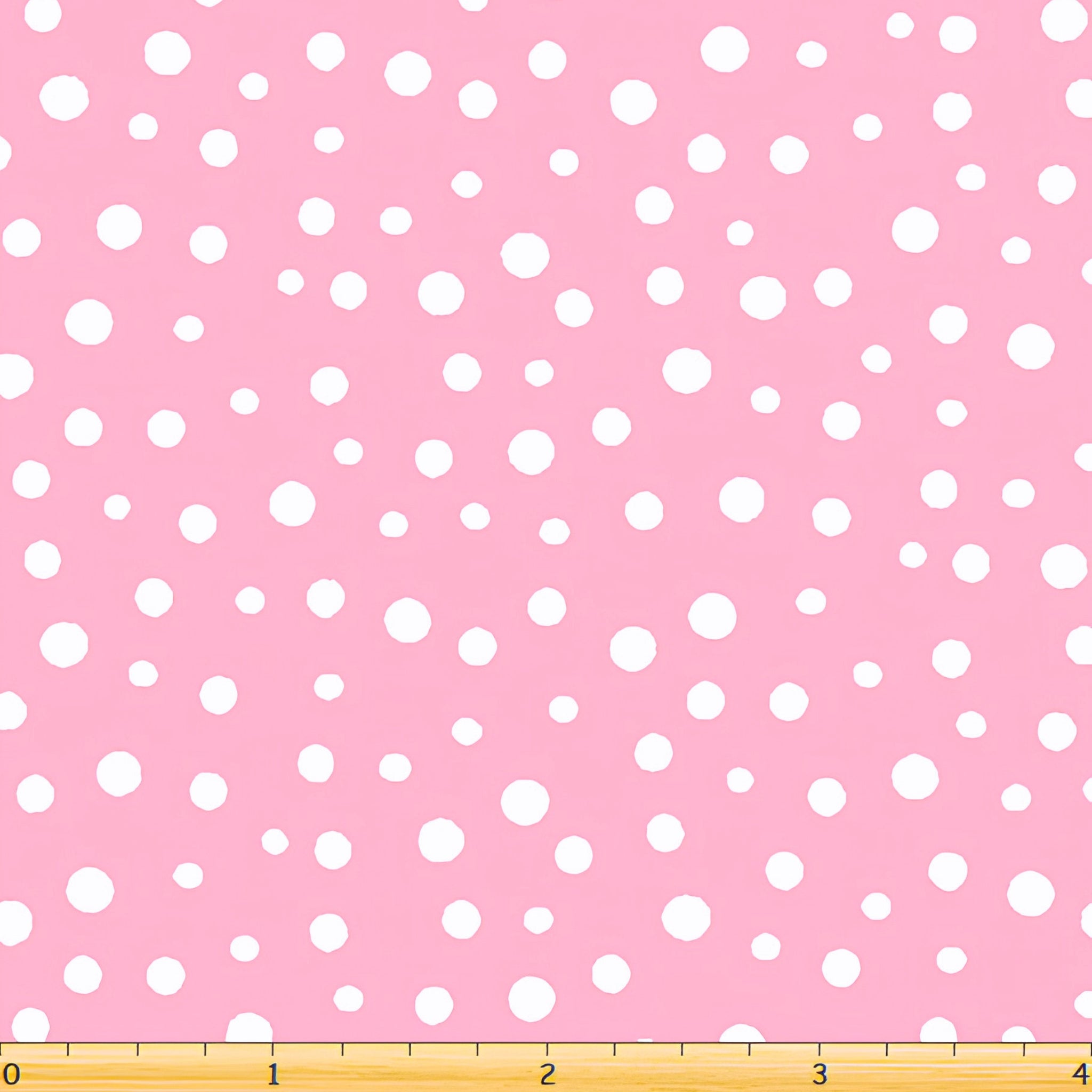 Susybee Basics irregular dot white pink blender quilting fabric patchwork quilts sashing kids girls Flutter the Butterfly coordinate