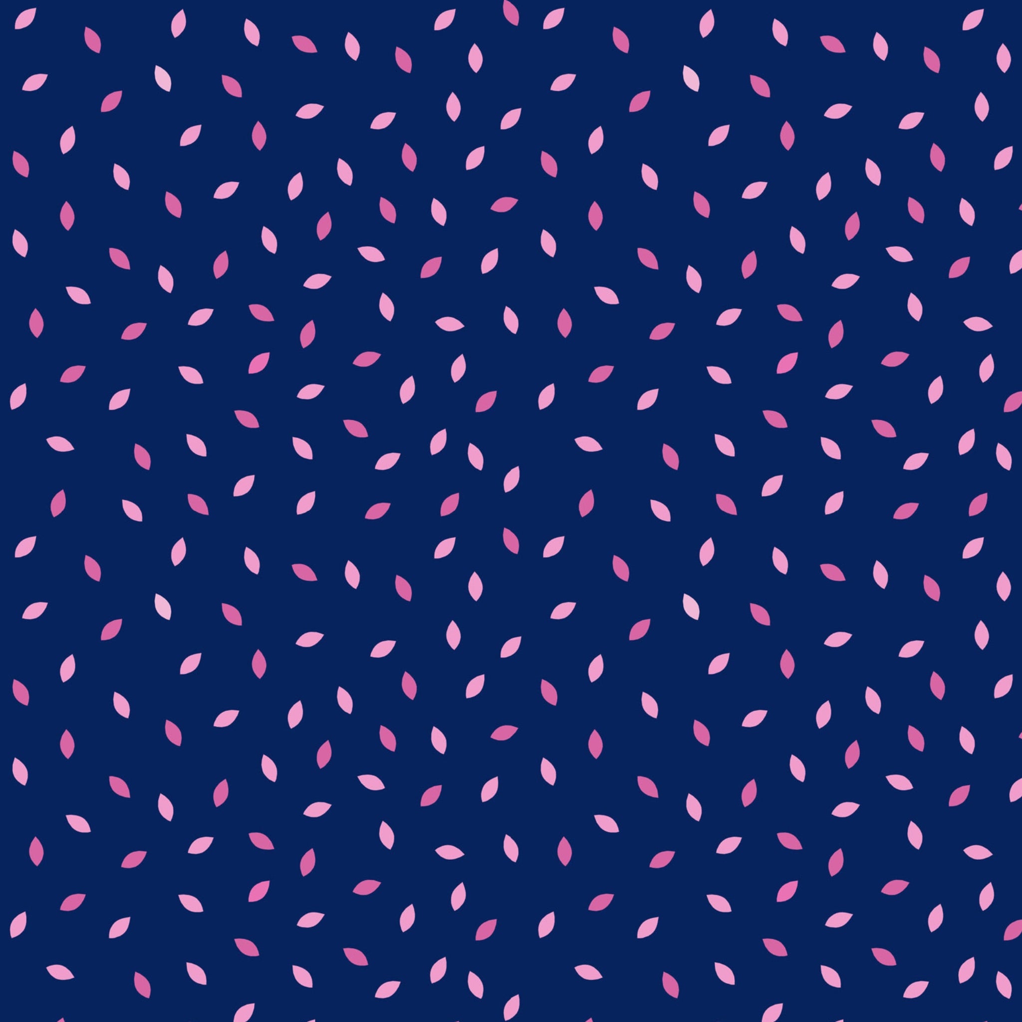Pink eucalyptus seeds navy blue fabric for Australian-themed quilts tote bags and backgrounds