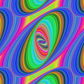 Psychedelic rainbow spirals digital print in vibrant multi colours for modern quilts and patchwork sewing projects