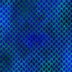 Packed teardrop flame shapes teal cobalt emerald mermaid scale peacock feather effect digitally printed blender quilting fabric Jason Yenter In The Beginning Fabrics