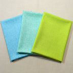 Blue turquoise jade lime green crosshatch tonal blender quilting fabric coordinates for patchwork backgrounds and sashing