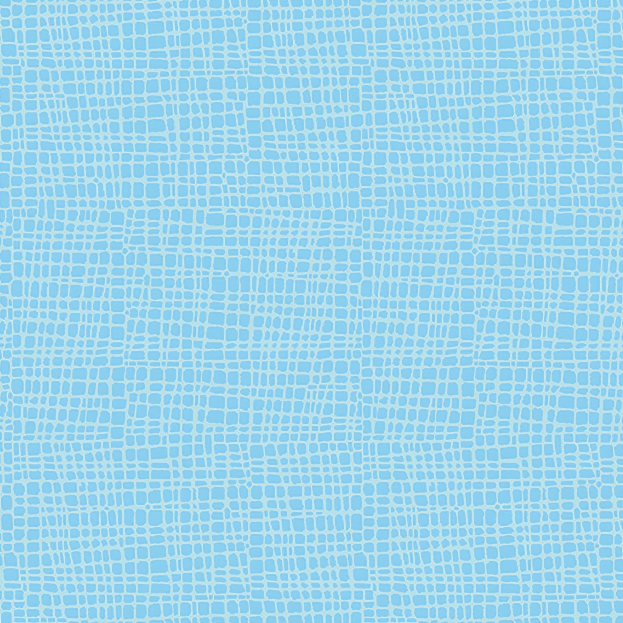 Blue turquoise tonal crosshatch blender quilting fabric for backgrounds sashing and quilting projects
