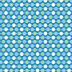 Blue green white polka dot spot coordinate quilting fabric for patchwork backgrounds sashing and quilting projects