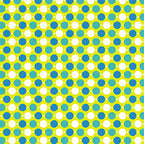 Blue teal white polka dots lime green spot coordinate quilting fabric for patchwork backgrounds sashing and quilting projects