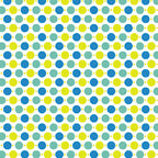 Blue teal lime green polka dots white spot coordinate quilting fabric for patchwork backgrounds sashing and quilting projects