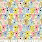 Tree Huggers Lazy Days Koalas Ivory - Maude Asbury Blend Fabrics - Three Wishes Patchwork Fabric