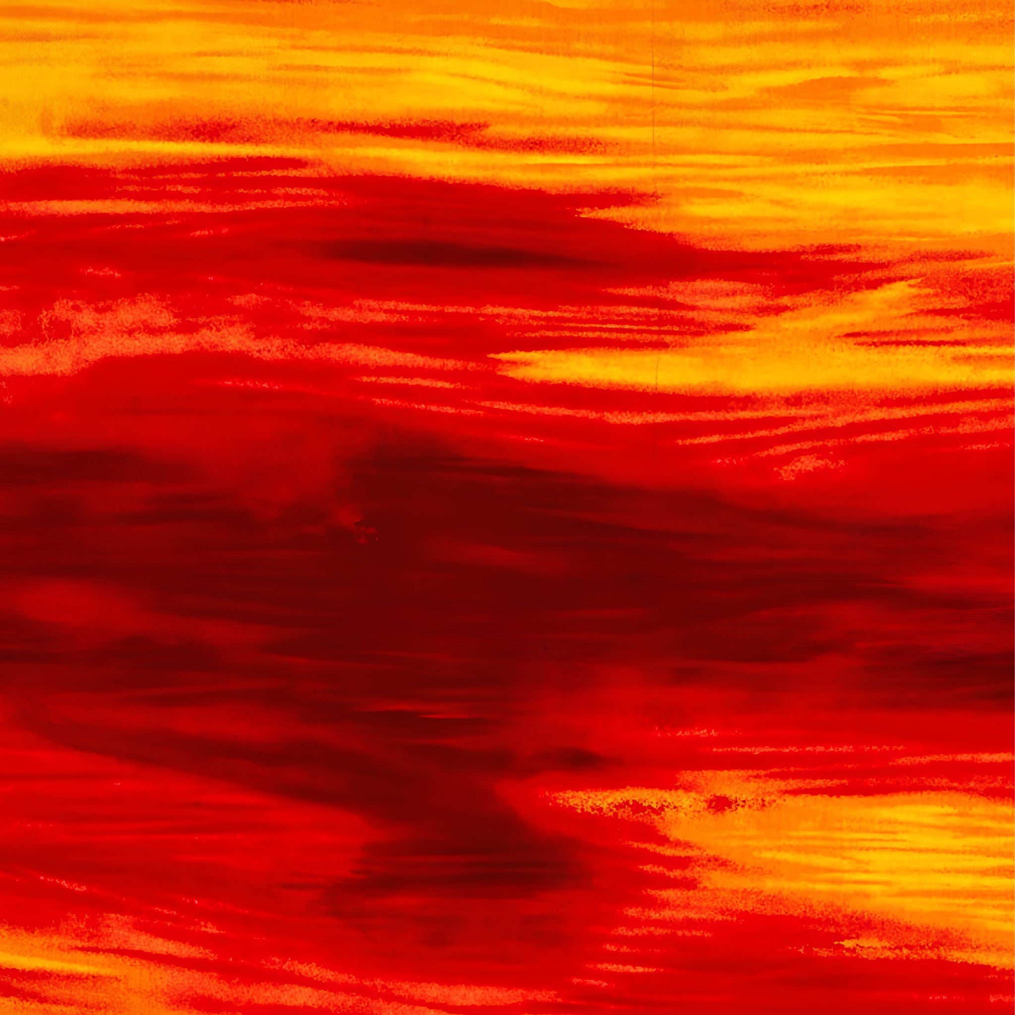 Fiery sunset sky blender streaky red orange gold digital print fabric for poppy ANZAC quilts feature backgrounds sashing and bold patchwork sewing projects