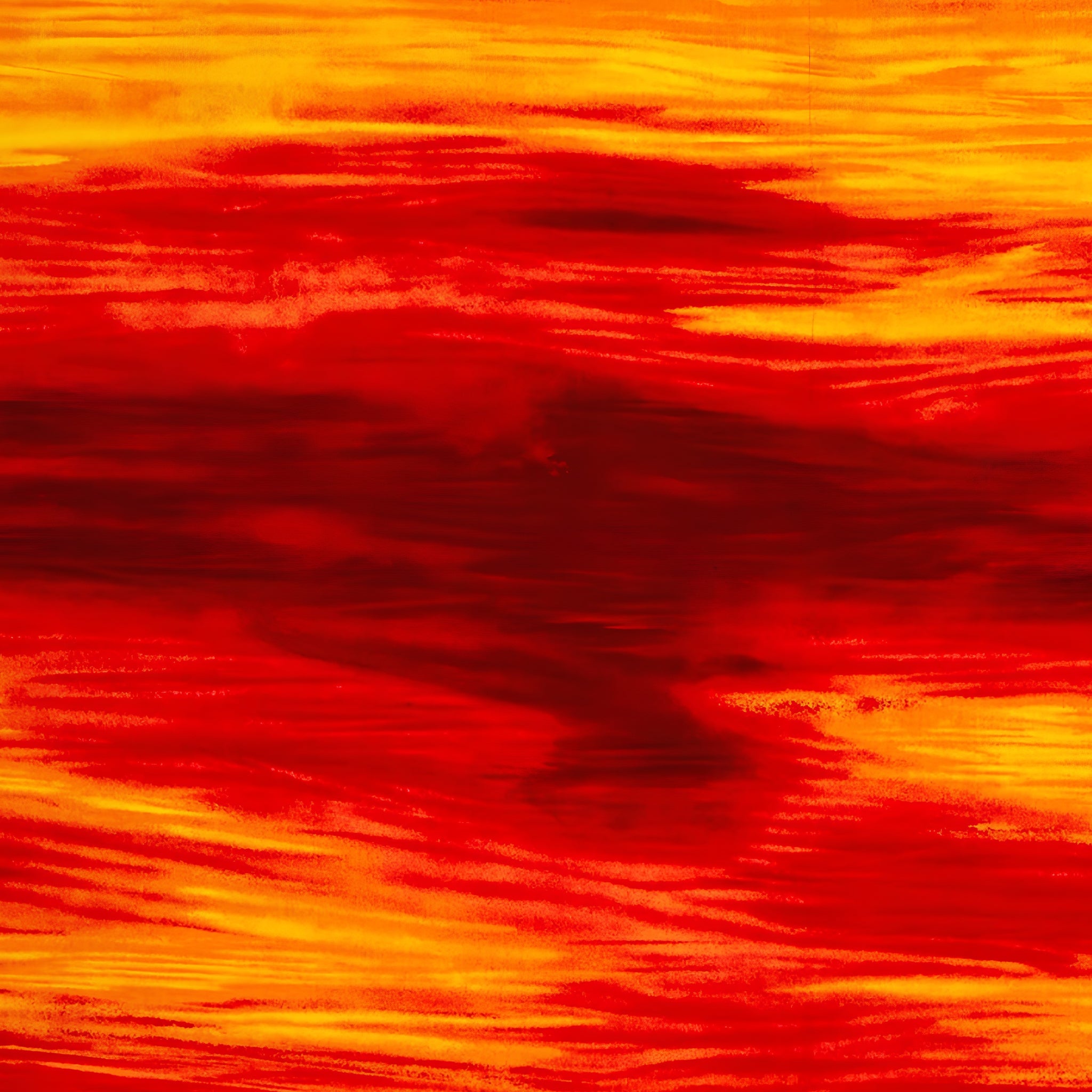 Fiery sunset sky blender streaky red orange gold digital print fabric for poppy ANZAC quilts feature backgrounds sashing and bold patchwork sewing projects