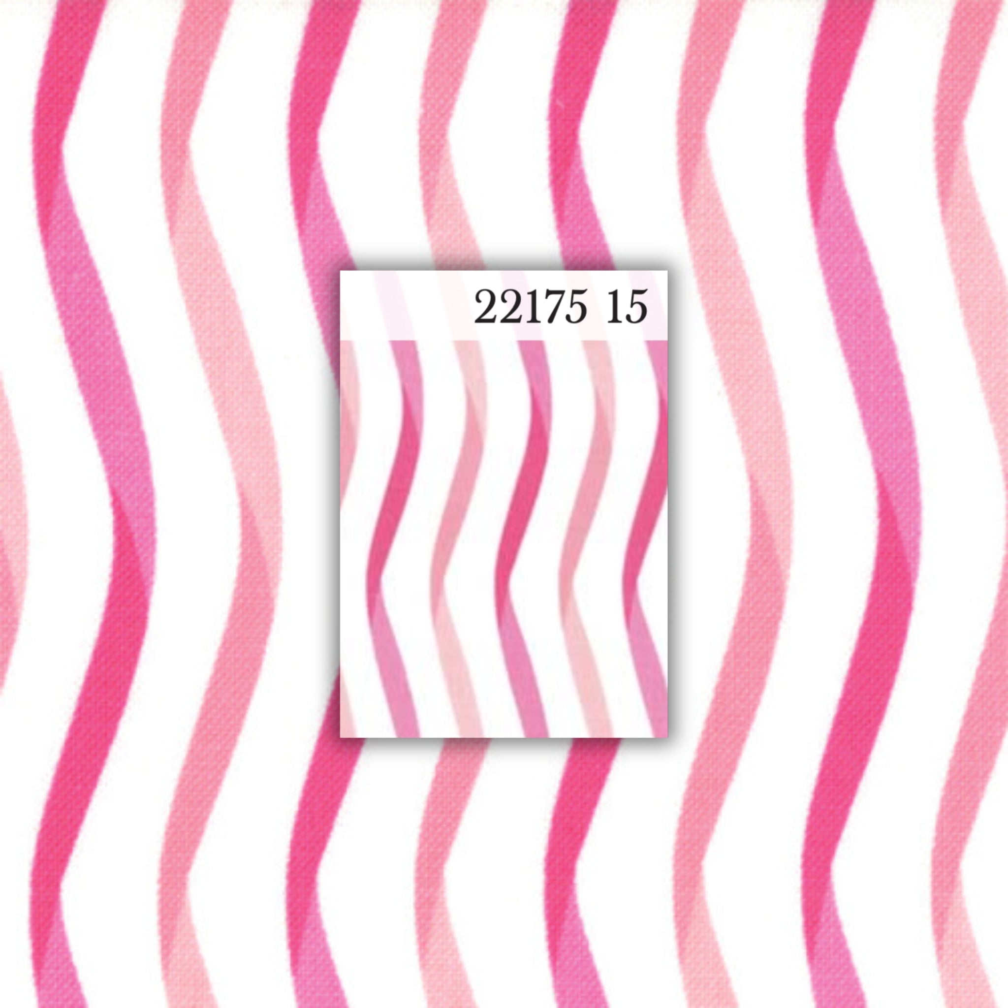 Me and My Sister wavy ribbon stripes pink white fabric for baby quilts and patchwork