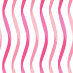 Me and My Sister wavy ribbon stripes pink white fabric for baby quilts and patchwork