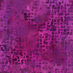 Scattered small squares rectangles violet magenta lavender fuchsia purple watercolour wash geometric tonal blender digitally printed quilting fabric Jason Yenter In The Beginning Fabrics