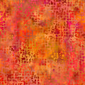 Scattered small squares rectangles amber burnt orange magenta deep red fiery orange-red watercolour wash geometric tonal blender digitally printed quilting fabric Jason Yenter In The Beginning Fabrics