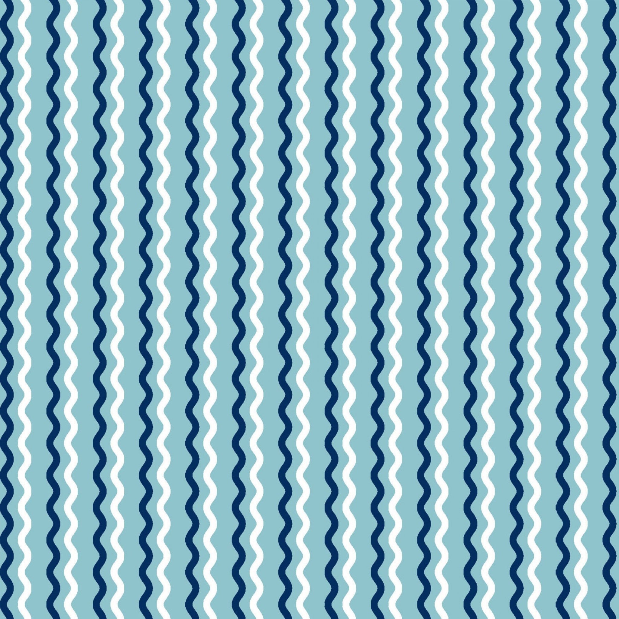 Wavy zig zag stripe teal white navy blue blender quilting fabric sashing borders binding beach quilts patchwork projects