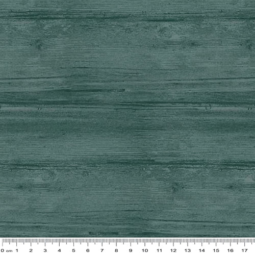 Washed wood lagoon deep teal green wood grain blender quilting cotton fabric for backgrounds sashing and coastal quilts
