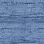 Washed wood marine blue denim wood grain blender quilting cotton fabric for backgrounds sashing and coastal quilts