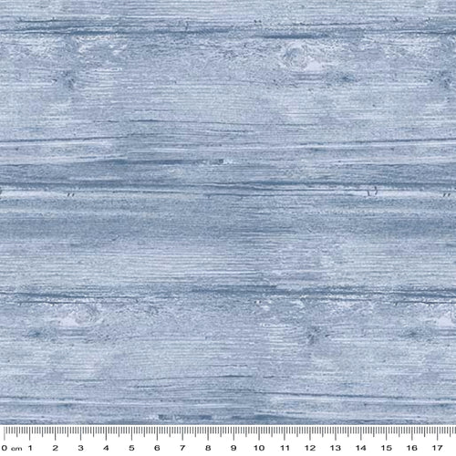 Washed wood sea blue pale silvery blue wood grain blender quilting cotton fabric for backgrounds sashing and coastal quilts