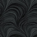 Tonal black fabric with an all-over wave and brushstroke pattern, perfect as a quilt blender