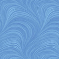 Tonal light blue fabric with an all-over wave and brushstroke pattern, perfect as a quilt blender
