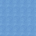 Tonal light blue fabric with an all-over wave and brushstroke pattern, perfect as a quilt blender