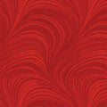 Tonal cayenne red fabric with an all-over wave and brushstroke pattern, perfect as a quilt blender