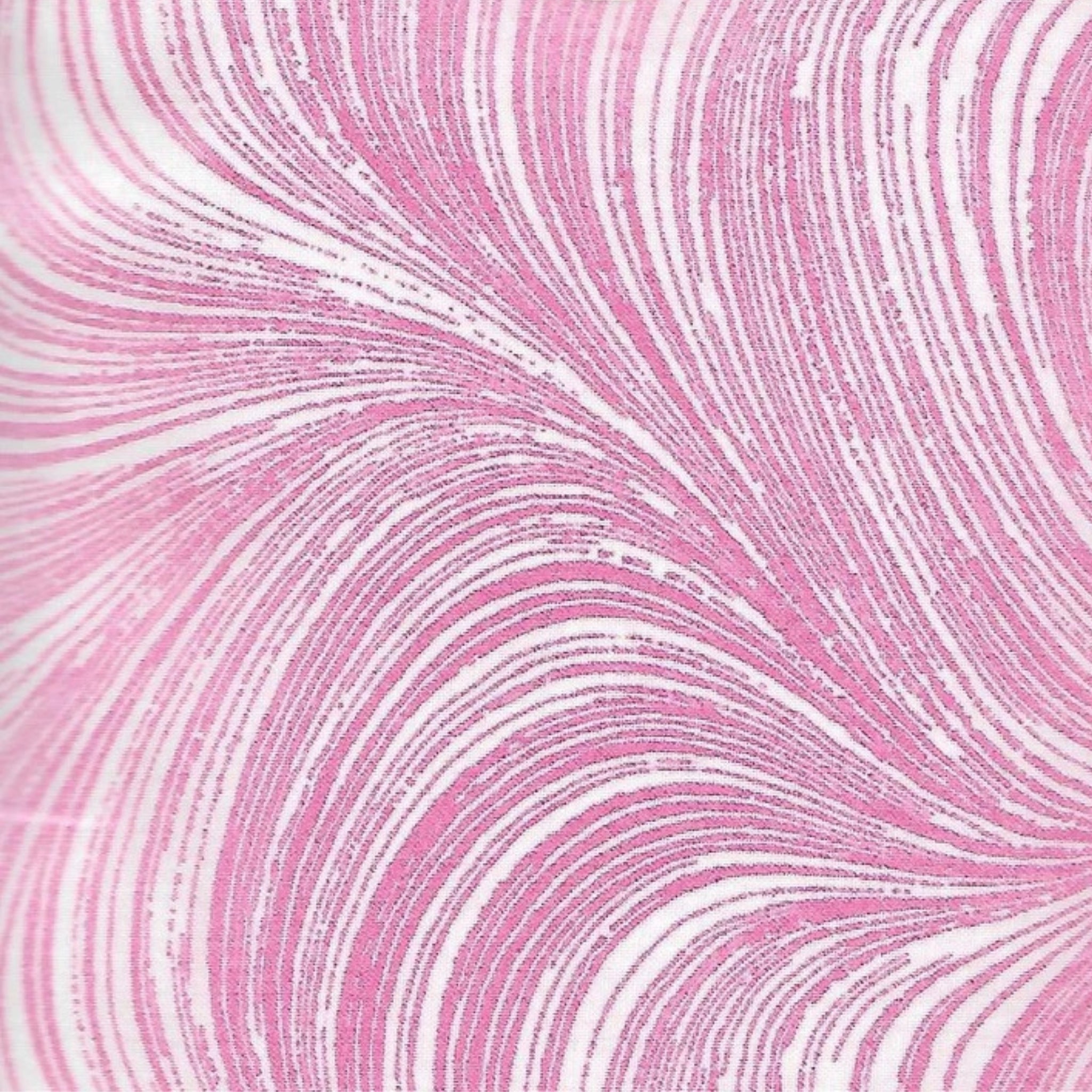 Pearlescent cherry red fabric with an all-over wave and brushstroke pattern, perfect as a blender
