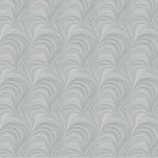 Tonal cloud grey fabric with an all-over wave and brushstroke pattern, perfect as a quilt blender