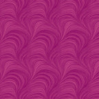 Tonal fuchsia pink fabric with an all-over wave and brushstroke pattern, perfect as a quilt blender