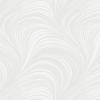 Tonal light grey fabric with an all-over wave and brushstroke pattern, perfect as a quilt blender