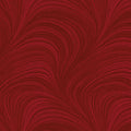 Tonal medium red fabric with an all-over wave and brushstroke pattern, perfect as a quilt blender