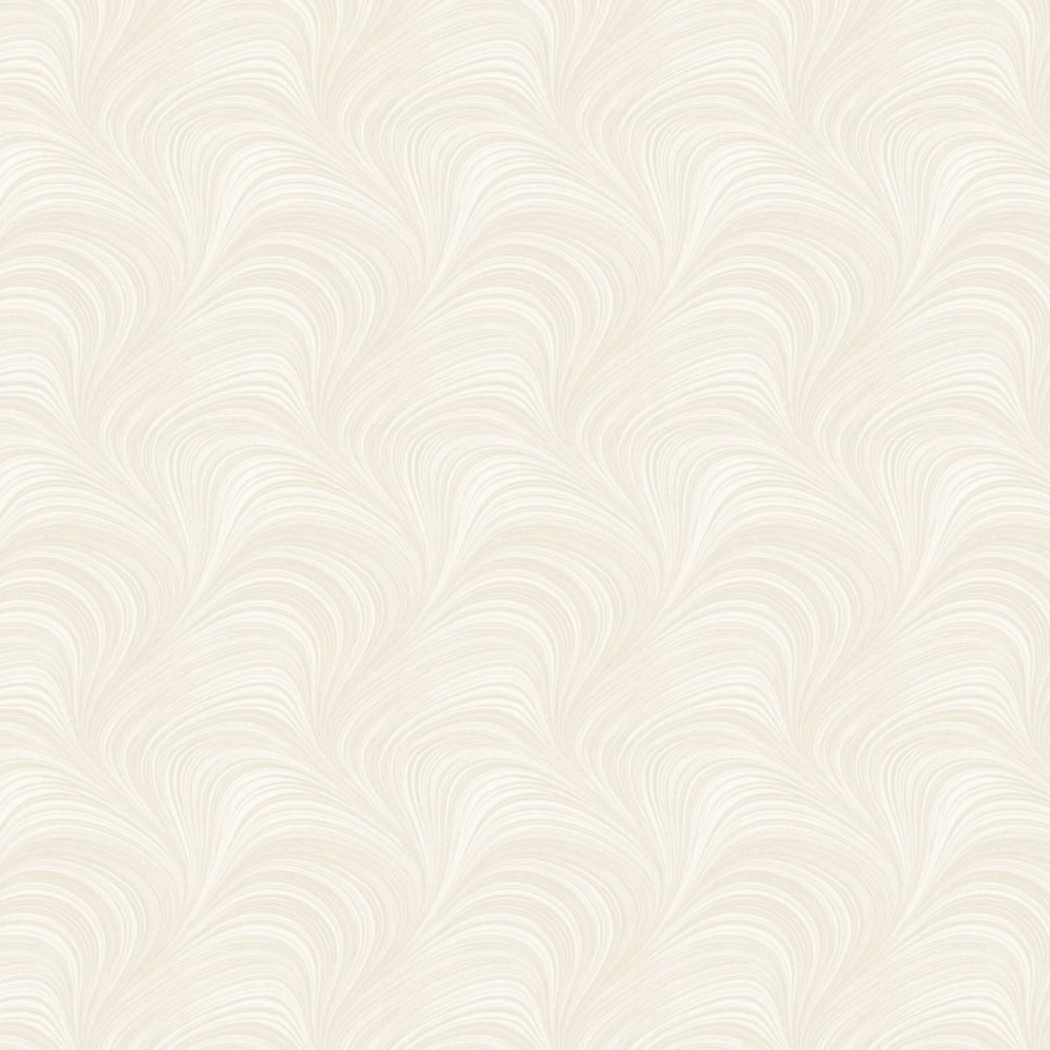 Tonal off-white fabric with an all-over wave and brushstroke pattern, perfect as a neutral blender