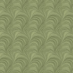 Tonal sage green fabric with an all-over wave and brushstroke pattern, perfect as a quilt blender