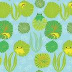 Wild Australia Frogs - Amanda Joy Designs KK Fabrics - Three Wishes Patchwork Fabric