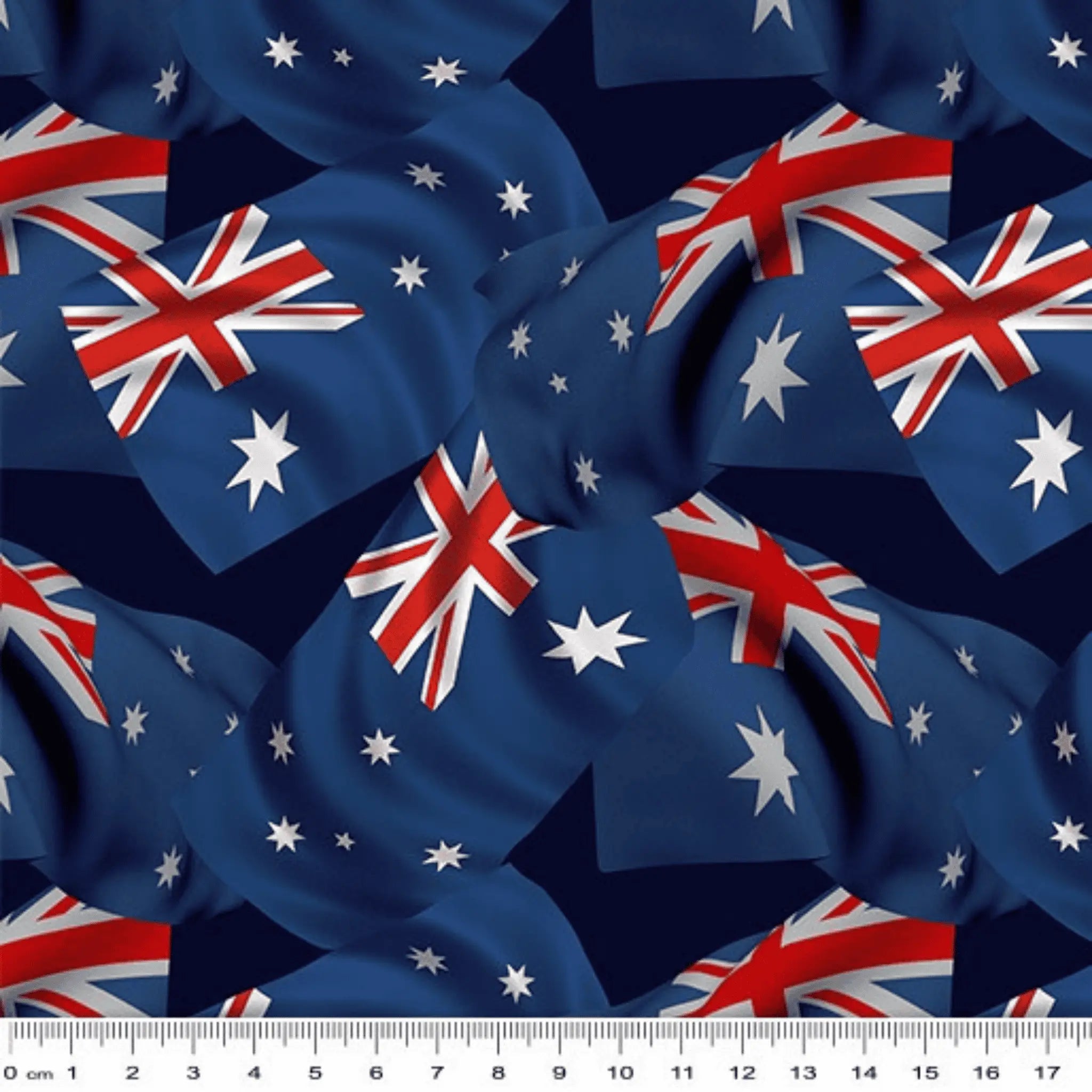 Women's Wartime Service Australian Flag Navy - KK Fabrics - Three Wishes Patchwork Fabric