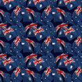 Women's Wartime Service Australian Flag Navy - KK Fabrics - Three Wishes Patchwork Fabric