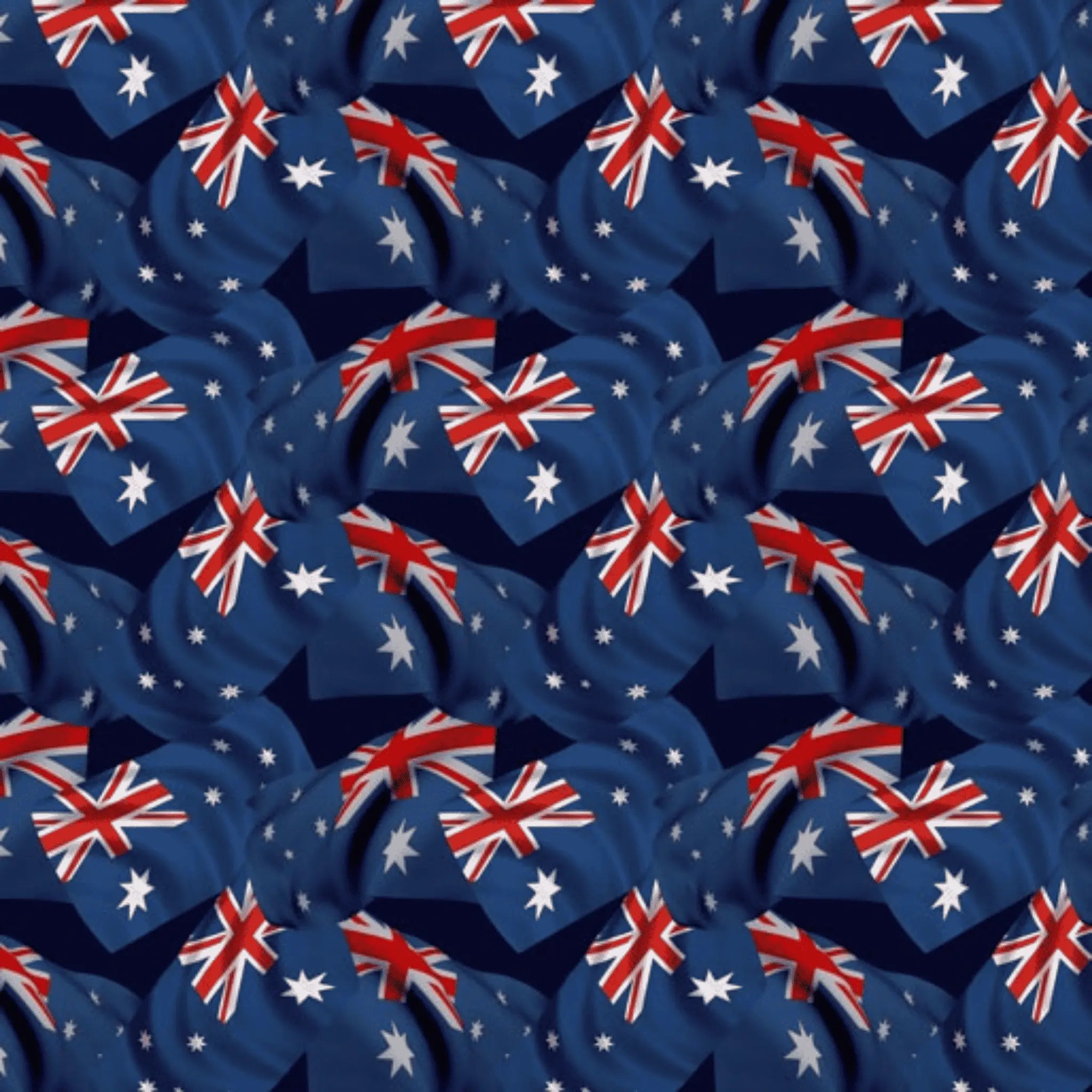 Women's Wartime Service Australian Flag Navy - KK Fabrics - Three Wishes Patchwork Fabric