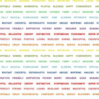 White quilting cotton with rainbow colourful motivational phrases and affirmations