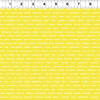 Yellow positive words fabric with encouraging affirmations for children's quilts