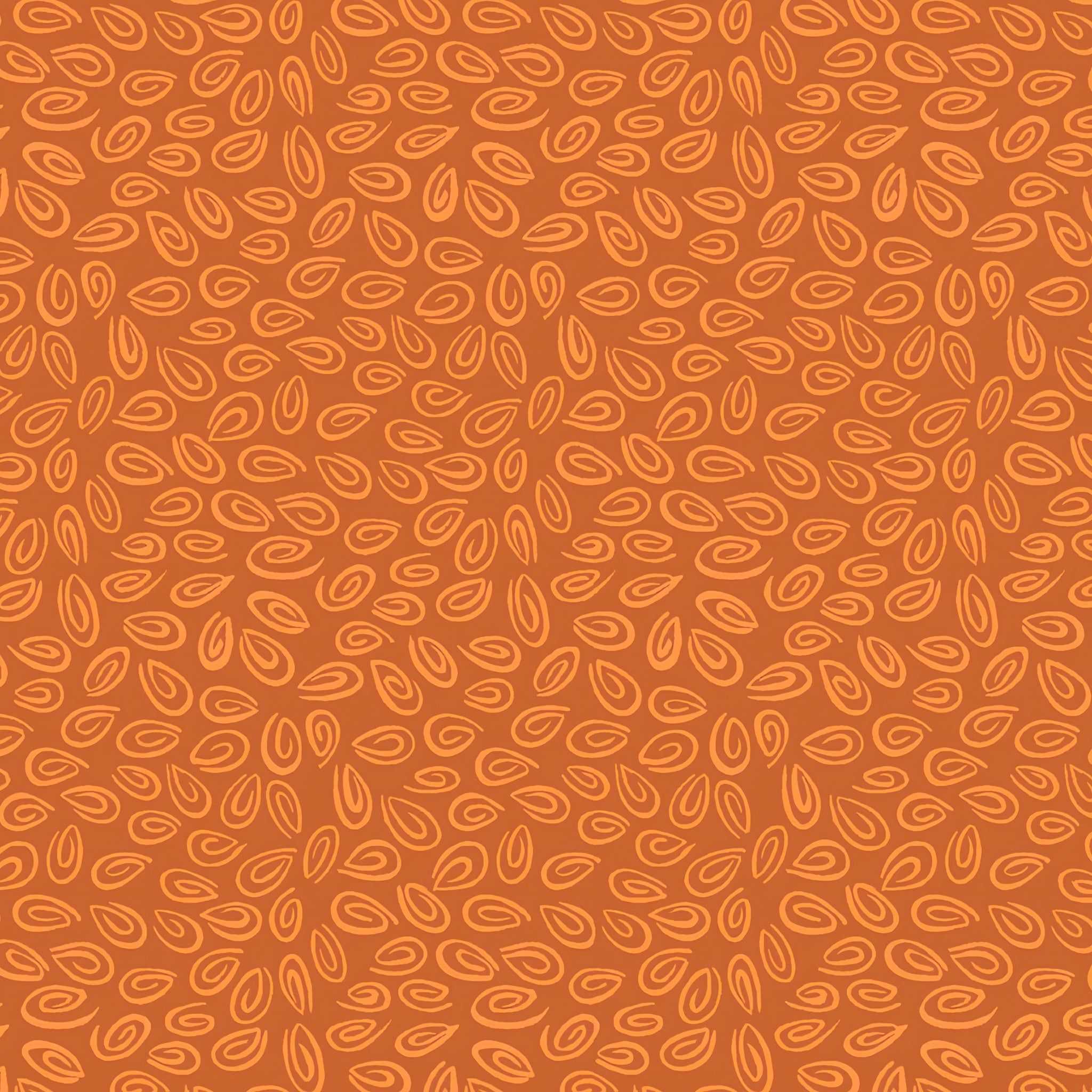 Zig flying ace dog swirls tonal orange blender quilting fabric boys quilts children's novelty sewing projects coordinate
