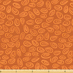 Zig flying ace dog swirls tonal orange blender quilting fabric boys quilts children's novelty sewing projects coordinate