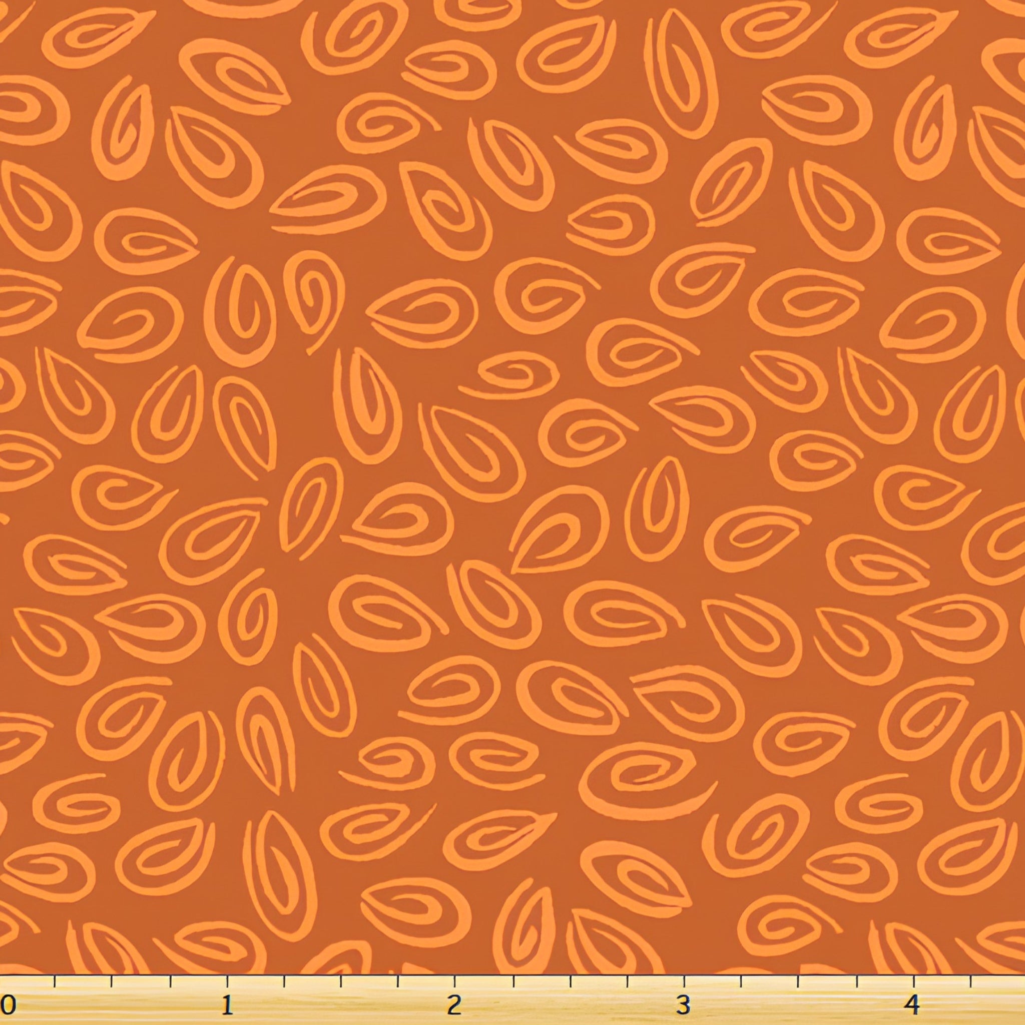 Zig flying ace dog swirls tonal orange blender quilting fabric boys quilts children's novelty sewing projects coordinate
