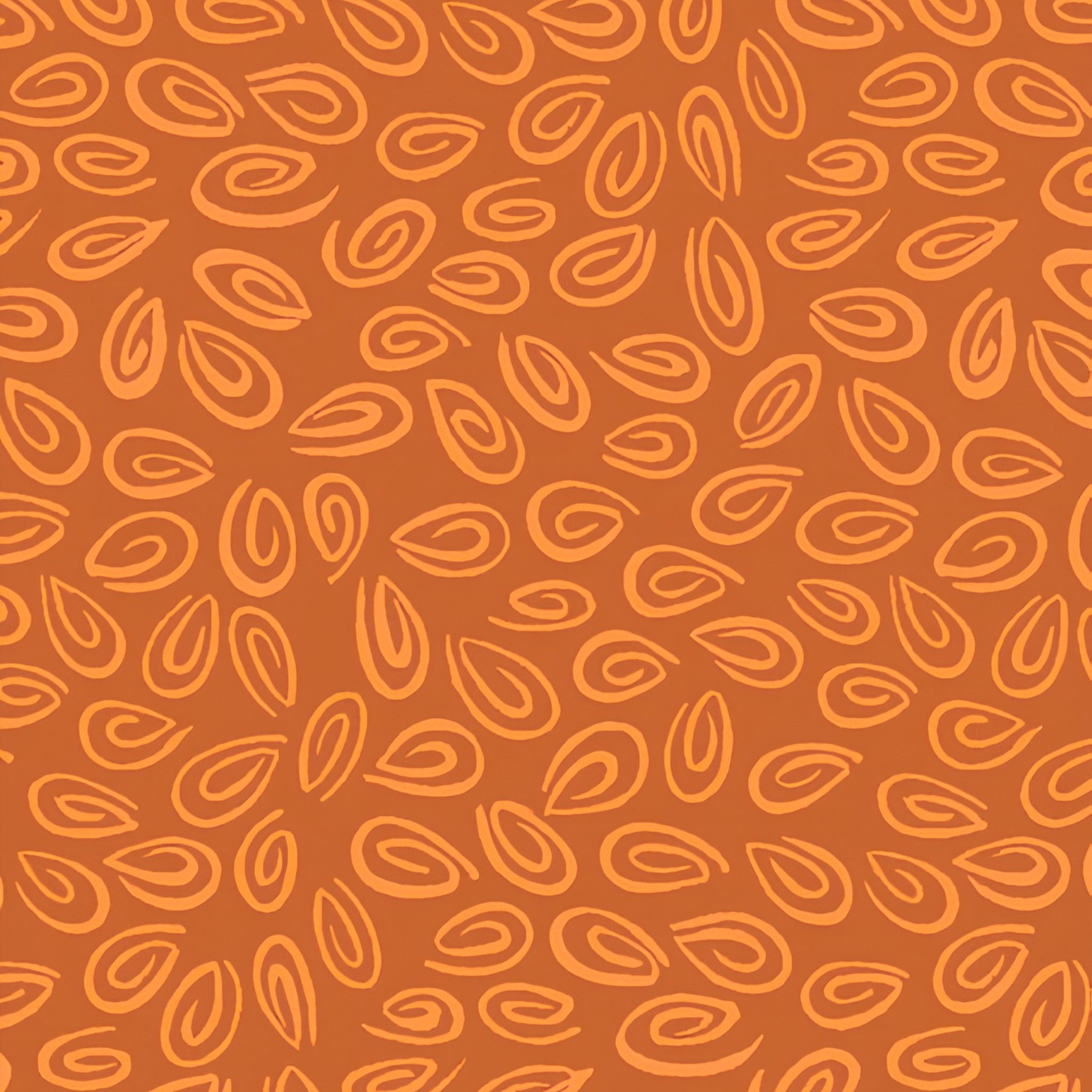 Zig flying ace dog swirls tonal orange blender quilting fabric boys quilts children's novelty sewing projects coordinate
